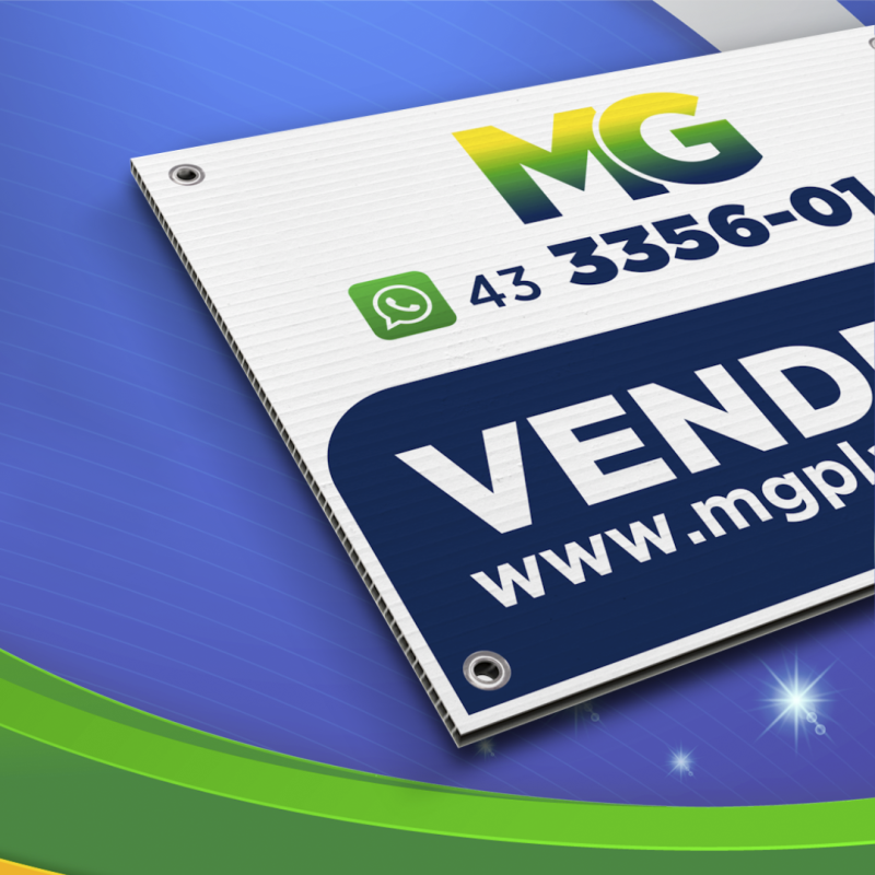 KIT 50 PLACAS PARA IMOBILIARIA 50X32CM - POLIONDA 3MM - Image 2